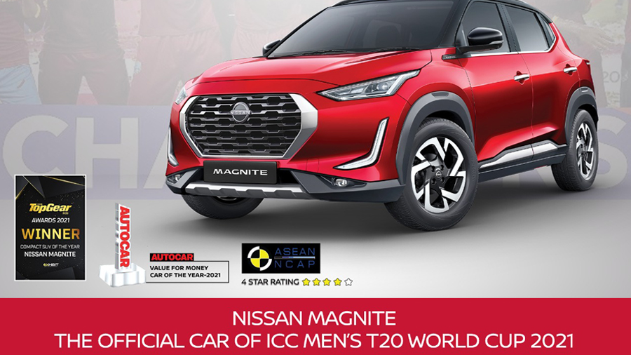 Nissan Magnite is the official car of the ICC Men's T20 World Cup  