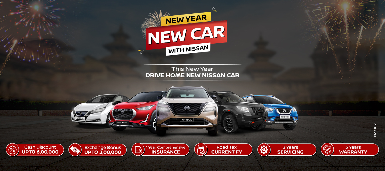 New Year New Car with Nissan